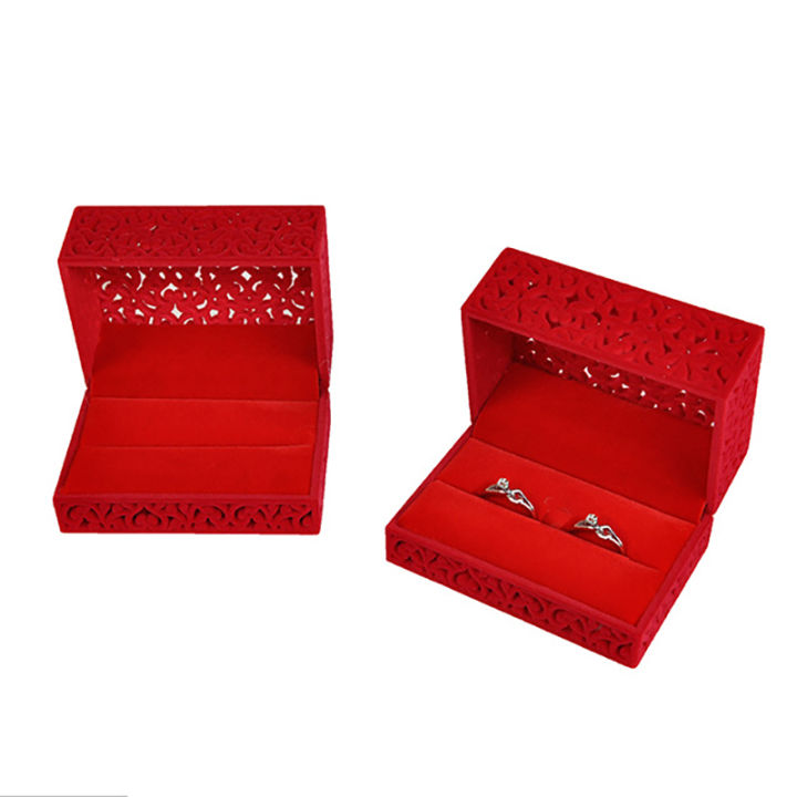 engagement-proposal-bearer-couple-ceremony-case-jewellry-gift-earring-wedding-double-ring-velvet-box