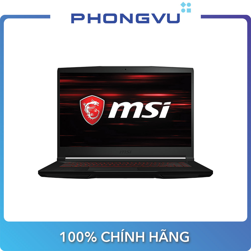 Laptop MSI Thin GF63 10SC ( 15.6 inch Full HD/i7-10750H/8GB/512GB SSD/GTX 1650/Win 10 Home(Đen)