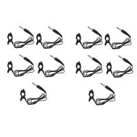 10X Black Universal Guitar Acoustic Clip on Pickup Piezo Contact Microphone