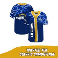 2023 New Twisted Tea classic Camouflage jersey shirt - Jersey baseball - Sport fashion - Baseball Tshirt - for men, women, unisex