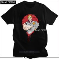 เสื้อยืดผ้าฝ้ายคอกลมแขนสั้นพิมพ์ลาย Seven Deadly Sins สไตล์ญี่ปุ่นสําหรับผู้ชาย  NOG8