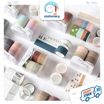 20 Pcs vintage style slim Washi Tape Set Scrapbooking Diy Journal  Stationery Masking Tapes Deco Art Supplies Gift Sticker