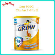 Date 4.2025 Sữa Abbott Grow 4 lon 900g trên 2 tuổi