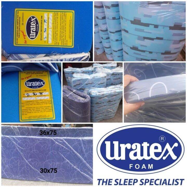 ORIGINAL URATEX FOAM MATTRESS 2 INCHES THICK!! Single Size With COVER ...