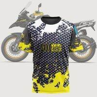 - T SHIRT[KiPgtoshop]  Summer for BMW GS 40 years 3D TSH 2023 ambient motor2023 Motorrad motorcycle racing men fast dropping yellow no fade