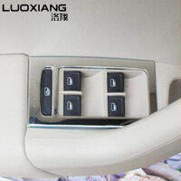 4pcs For Octavia A7 2014 2015 2016 sticker High Quality Stainless steel Car Glass elevator button box Decorative