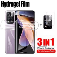 3in1 Front+Back Hydrogel Film For Xiaomi Redmi Note 11 Camera Lens Screen