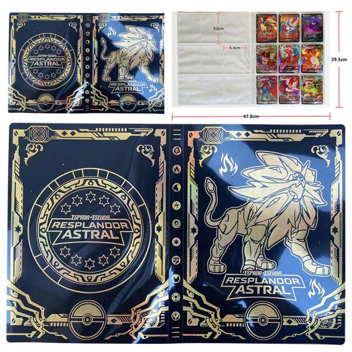 Pokemon Cards Holder Album Pokemon Trading Card Binder Compatible with