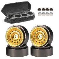 4Pcs 91.2G 1.0In โลหะ Beadlock ล้อ Hub สำหรับ Axial SCX24 AX24 Traxxas TRX4M FMS FCX24 118 124 RC Crawler รถอะไหล่