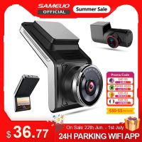 VSGBSABHRSWGH U2000 Dash Cam ด้านหน้าและด้านหลัง4K 2160P 2กล้องรถ Dvr Wifi Dashcam Video Recorder Auto Night Vision 24H ที่จอดรถ Monitor