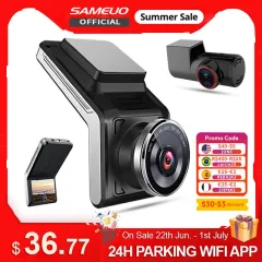 Sameuo U2000 dash cam front and rear 4k 2160P 2 camera CAR dvr dashcam  Video Recorder Auto Night Vision 24H Parking Monitor