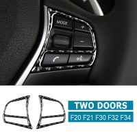 For BMW X3 F25 2011-2017 X4 F26 2014-2017 Carbon Fiber Car Interior Trim Steering Wheel Buttons Frame Cover Stickers Decoration