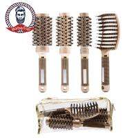 【CC】 4pcs/Set Round Hair Comb Hairdressing Curling Brushes Styling Barbershop Tools