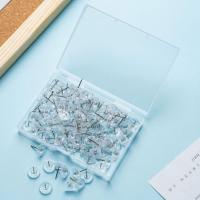 Poster Pins Transparent Plastic Head Push Pins for School Office Supplies Professional Thumb Tacks for Documents Cork Boards Clips Pins Tacks