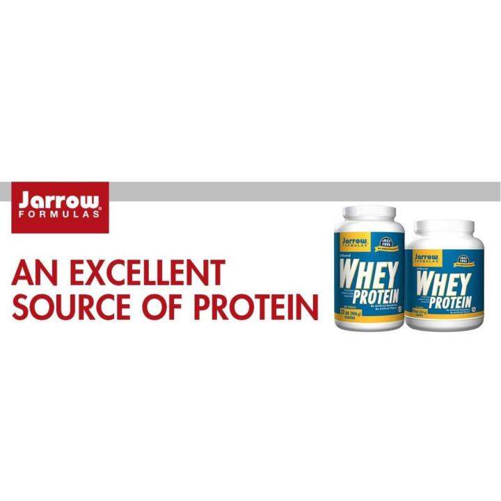 [PREORDER] JARROW FORMULAS WHEY PROTEIN UNFLAVORED 2 LBS (908 G) PROMOTE MUSCLES GROWTH FROM