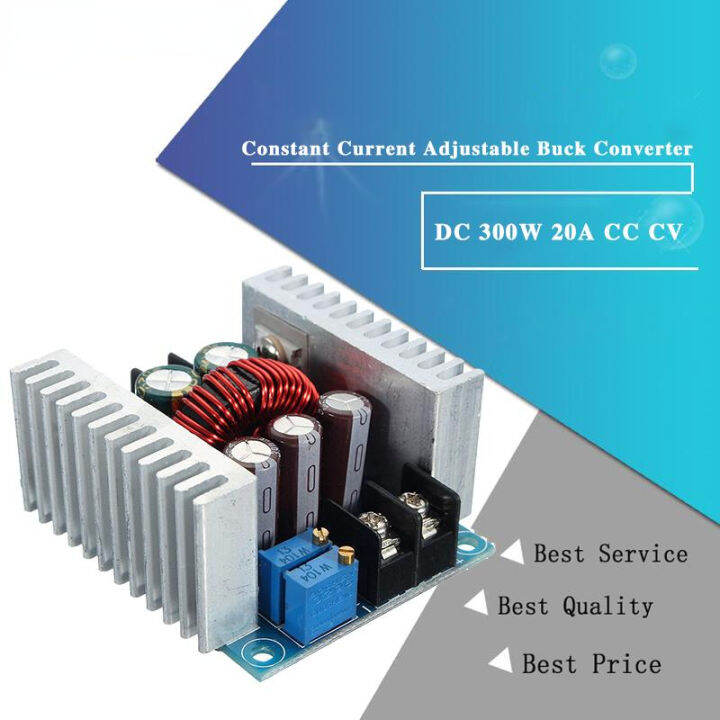 Modulo Step-down 300W Convertitore Step-Down DC Regolabile 300W 20A - Buck Converter A Tensione E Corrente Costante Mini Inverter