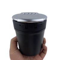 hot！【DT】✼  Ch-rome Plating Original Ashtray A4L A5 A7 Q3 Q5L A6L A8L Car Storage Trash can Accessories