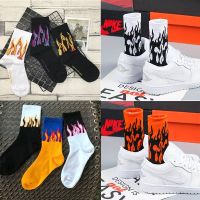 【jw】✚☸  Hip Hop Fashion Pattern Socks Street Skateboard Cotton Men