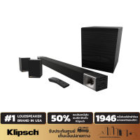 Klipsch Cinema 600 + Surround 3 ลำโพงซาวด์บาร์  5.1 ถอดรหัสเสียง Dolby Digital ได้ในตัว กำลังวัตต์ 600 วัตต์