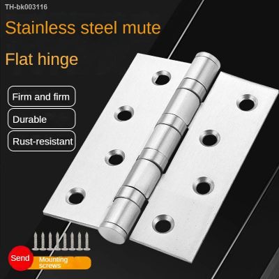 ❁∏✓ Bedroom wooden door 201 casement hinge folding cabinet door and window mute 4 inch 5 inch stainless steel bearing hinge