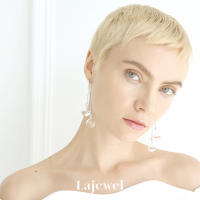 LAJEWEL Twinkle drops earring ต่างหูยาว เครื่องประดับ