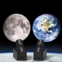 ☂✜☸ Moon Light Lamp Moon Earth Planet Night Light Projection Lamp Bedroom Table Lamp Atmosphere Night Light