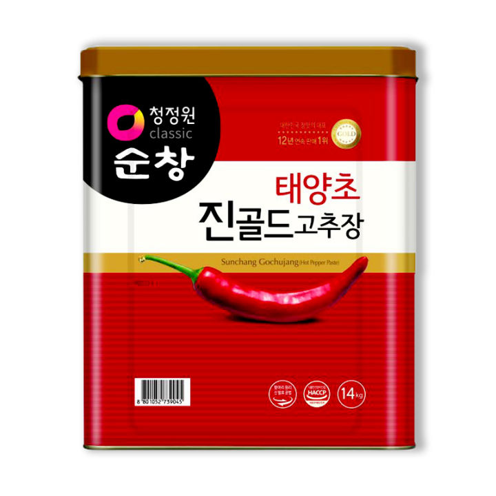 chung-jung-one-sunchang-gochujang-gold-14-kg-wow-ชองจองวอน-โกชูจังโกลด์-ซอสพริกเกาหลี-14-กิโลกรัม