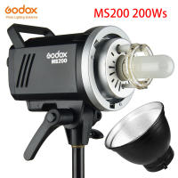 Godox MS200 200W or MS300 300W 2.4G Built-in Wireless Receiver Lightweight Compact and Durable Bowens Mount Studio Flash