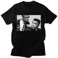 COD dsdgfhgfsdsss Trendy Clothes Mens and Womens Tops Muhammad Ali Boxer Boxinger Malcolm X The Greatest Gothic T-shirts Mens Womens Cotton Short Sleeve T-Shirt Harajuku Streetwear