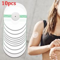 10pcs Transparent Waterproof Adhesive Patches Sensor Covers Patch Clear Overpatch Tape Round Oval Skin Ton