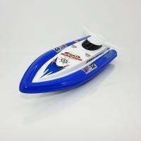 เรือบังคับวิทยุ Speedboat Sports Racing ใช้คลื่น 2.4 GHz ระบบขับเคลื่อนสองมอเตอร์ เล่นสนุกมาก