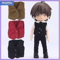 MUMU 5สี ของเล่นของขวัญ สำหรับตุ๊กตา1/12Bjd เสื้อเชิ้ตลำลอง เสื้อผ้าตุ๊กตา เสื้อกล้ามตุ๊กตา เสื้อผ้าสำหรับ ob11