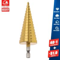 1PC HSS Step Drill Bits For Woodworking Hex Shank Stepped Bit 4 32 Carpenter Tools Auger Center Drill Hole 15 step drill tool