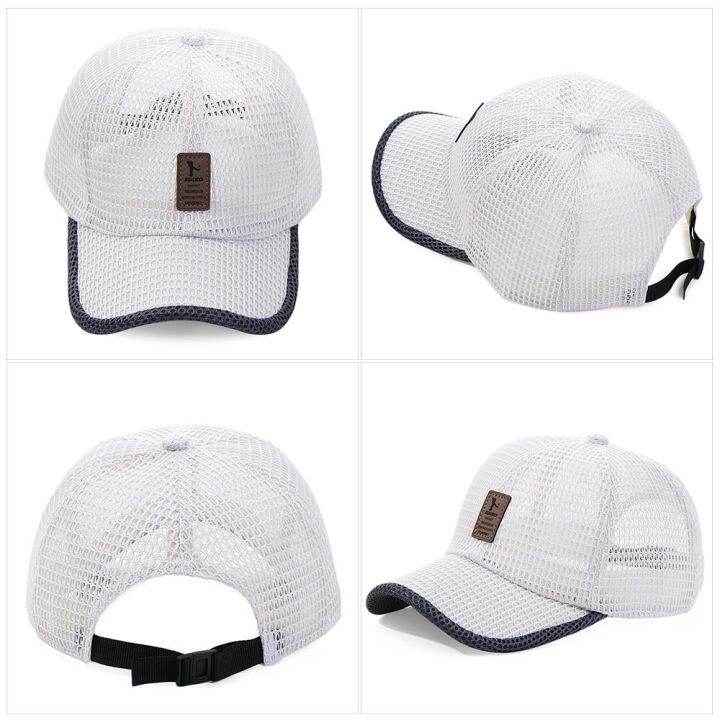 new-summer-baseball-cap-unisex-breathable-quick-dry-mesh-sun-hat-adjustable-cotton-snapback-running-hat-outdoor-sports-cap-towels