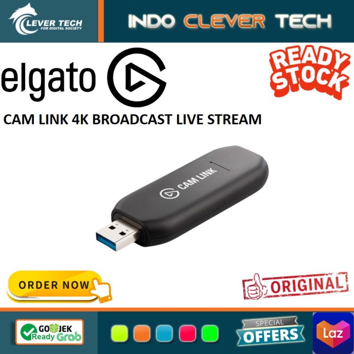 Elgato Cam Link 4K Broadcast live, record via DSLR, camcorder, or