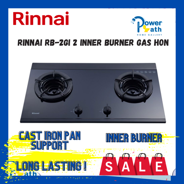 Rinnai RB-2GI 2-Inner Burner Built-in Gas Hob Gas Stove Cooker Hob ...