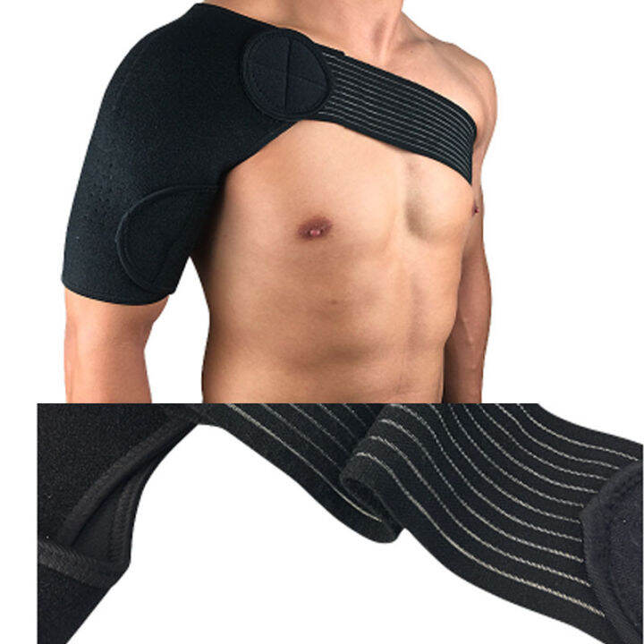 สายรัดพยุงไหล่-อุปกรณ์พยุงกล้ามเนื้อไหล่-shoulder-support-ประคองไหล่-ลดอาการปวดไหล่-เจ็บข้อไหล่เนื้อเยื่อรอบข้อต่อไหล่-subluxation-พยุงข้อหัวไหล่-office-syndrome-ช่วยป้องกันการบาดเจ็บ-ผู้ชายและผู้หญิง