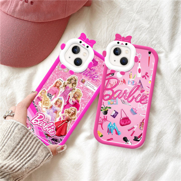 เคสสำหรับ-huawei-nova-7-9-10-pro-se-p30-p40-p50-plus-honor-70-mate-40-pro-เคสมือถือเจ้าหญิงสีชมพูตุ๊กตาบาร์บี้นิ่มกันกระแทกป้องกันการตกซิลิโคน-tpu-ใส