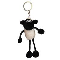 Ins funny minority Plush Doll key chain cartoon funny Sean lamb Doll Bag Pendant with hand gift