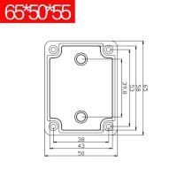 กล่องพลาสติกกันน้ำ Ip67กล่องหุ้มสายไฟโปรเจกต์อิเล็กทรอนิกส์กล่องโครงการไฟฟ้า ABS กล่องพักสายไฟกลางแจ้ง