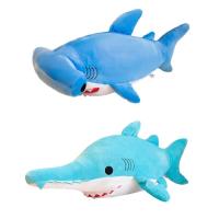 Shark Pillow Toy Shark Hugging Pillow Safe and Non-Irritating Shark Body Pillow Soft and Skin-Friendly for Coffee Table Sofa Bed enjoyment