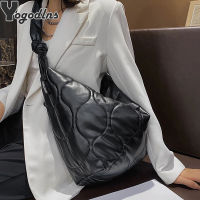 Autumn Winter Shoulder Corssbody Bags for Women Large Capacity Hobo Bag Fashion Trend Female Cotton Design Travel Shopping Bags