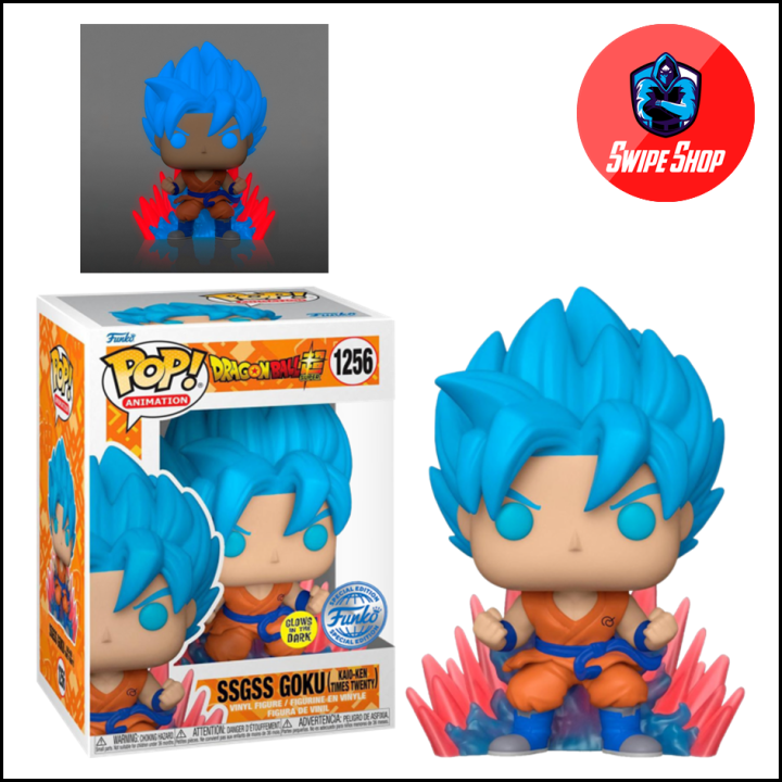 Buy Pop! SSGSS Goku (Kaio-ken Times Twenty) (Glow) at Funko.