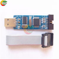 Ziqqucu AVR JTAG โปรแกรมจำลองเครื่องโปรแกรมตรวจแก้จุดบกพร่องจำลอง AVR-USB โมดูลสำหรับดาวน์โหลด