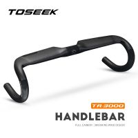 TOSEEK จักรยานคาร์บอนแฮนด์จักรยาน TR-3000บาร์จับจักรยานแมตต์น้ำหนักเบาเป็นพิเศษแฮนด์แบบบูรณาการ