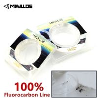 Mavllos 50m Ture 100% Fluorocarbon Fishing Line Sink Monofilament Fluorocarbon Line Carbon Fiber Leader Fishing Line Invisible