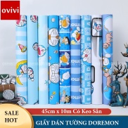 10M Giấy Dán Tường Doremon, Giấy Dán Tường Hoạt Hình Dễ Thương Cho Bé