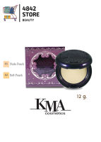 (กล่องม่วง)KMA Clear White Powder Cakeแป้งผสมรองพื้น พร้อมปกปิดริ้วรอยและความหมองคล้ำ 12 กรัม