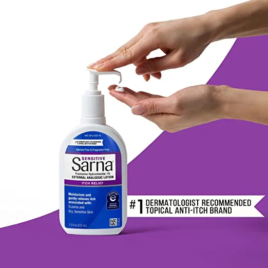 Sarna Sensitive External Itch Relief Moisturizing Lotion Fragrance Free 222  ml | Lazada PH