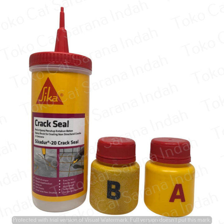 SIKA CRACK SEAL PENUTUP RETAK BETON Sikadur 20 Resin Epoxy Penutup ...